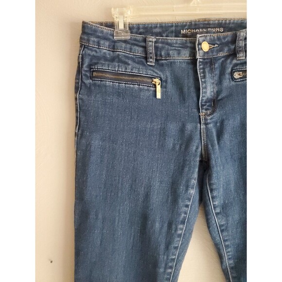 Size 8 Michael Kors Skinny Jeans Stretch Denim - Picture 4 of 8
